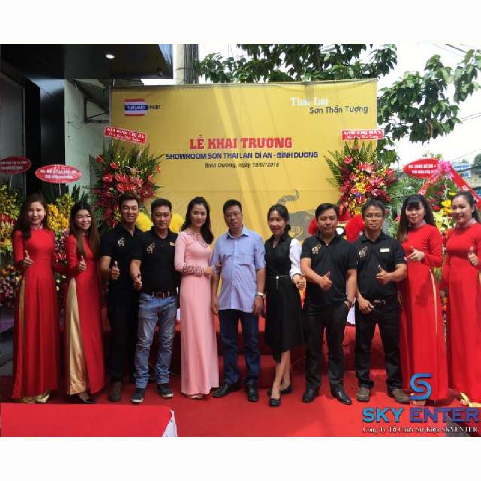 Tổ Chức Khai Trương Chuỗi Showroom Sơn Thái Lan